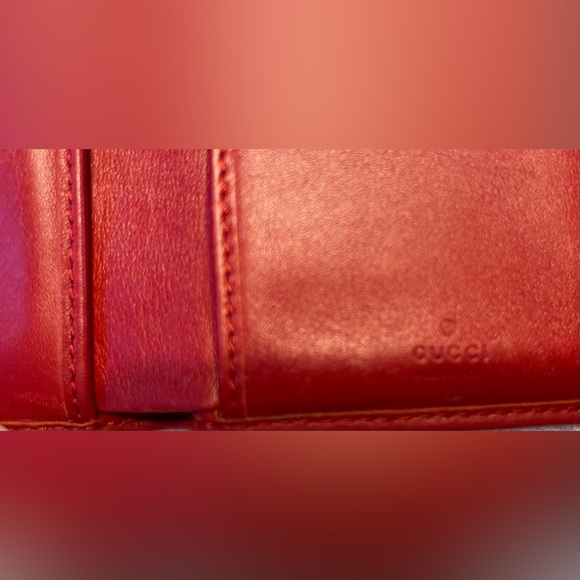 Gucci Marmont Red Compact Wallet - Picture 6 of 10